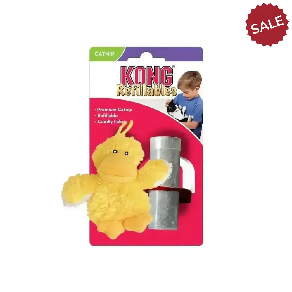 Kong Cat Refillables Duckie Cat Toy Cat Toys