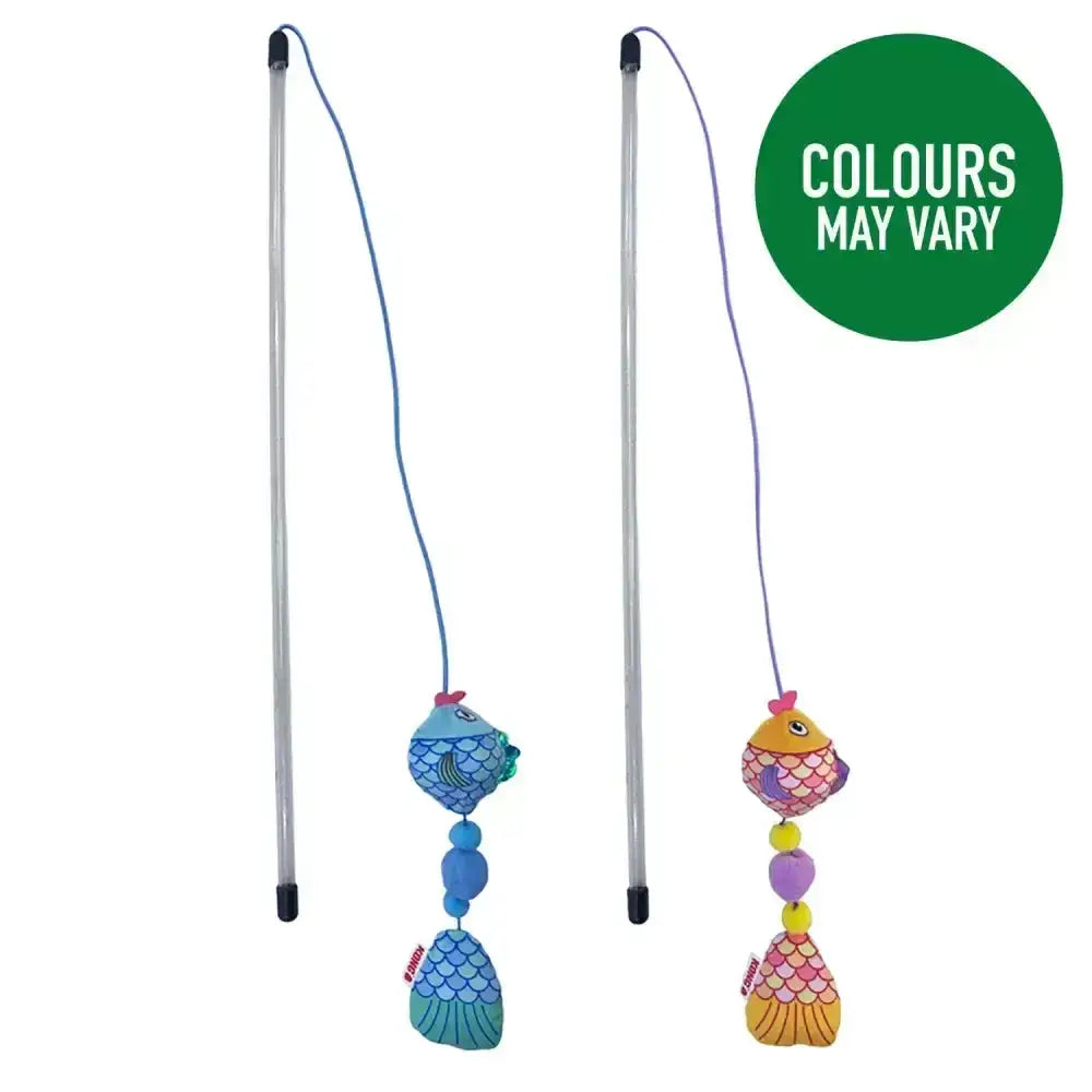 Kong Cat Teaser Scrattles Fish Cat Toy Assorted Cat Toys