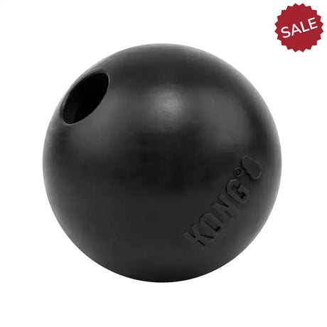 Kong Extreme Ball With Hole LARGE BLACK Dog Toys