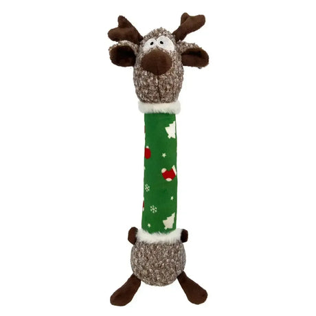 Kong Happy Shakers Luvs Reindeer Medium Green Dog Toys