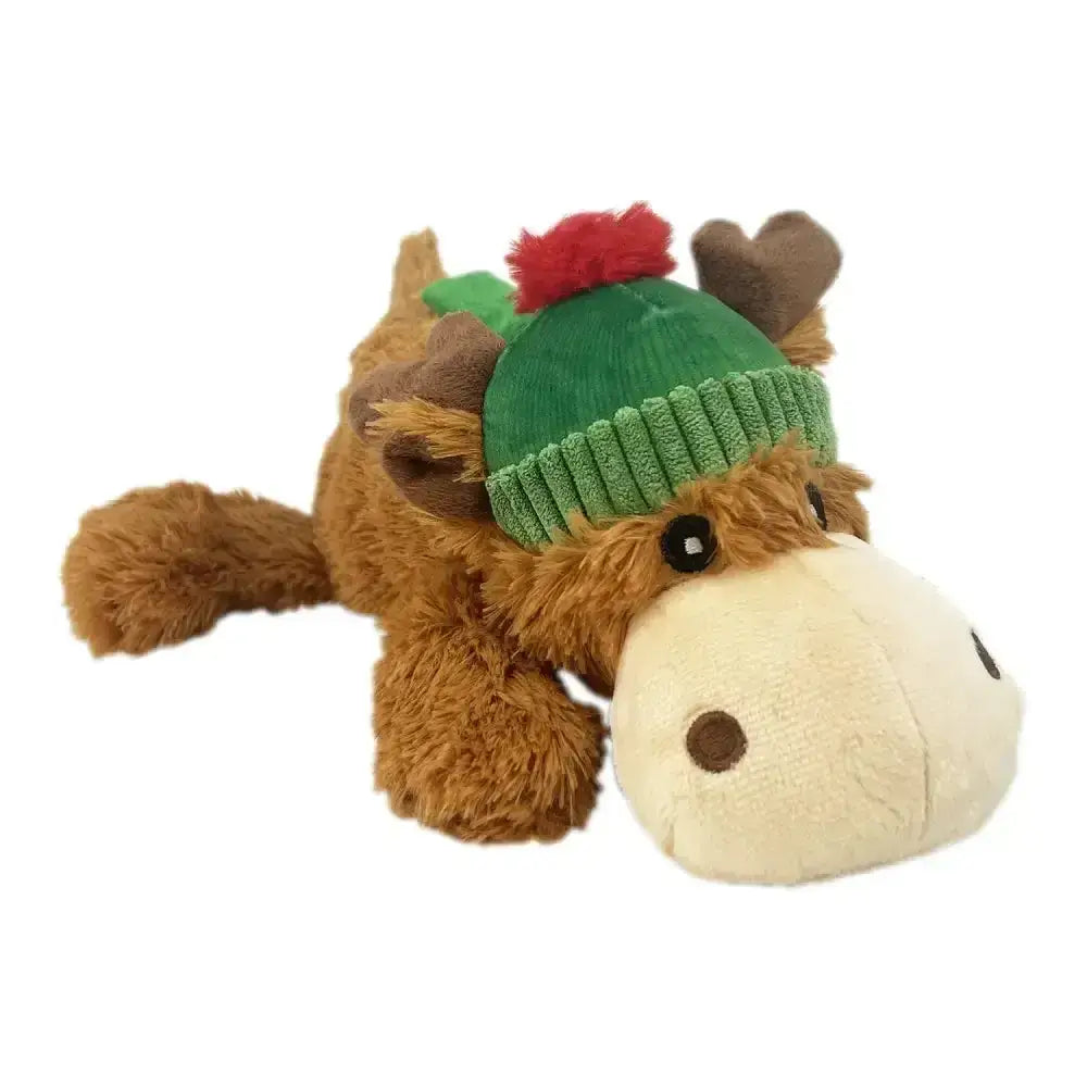 Kong Holiday Cozie Reindeer Medium Green Dog Toys