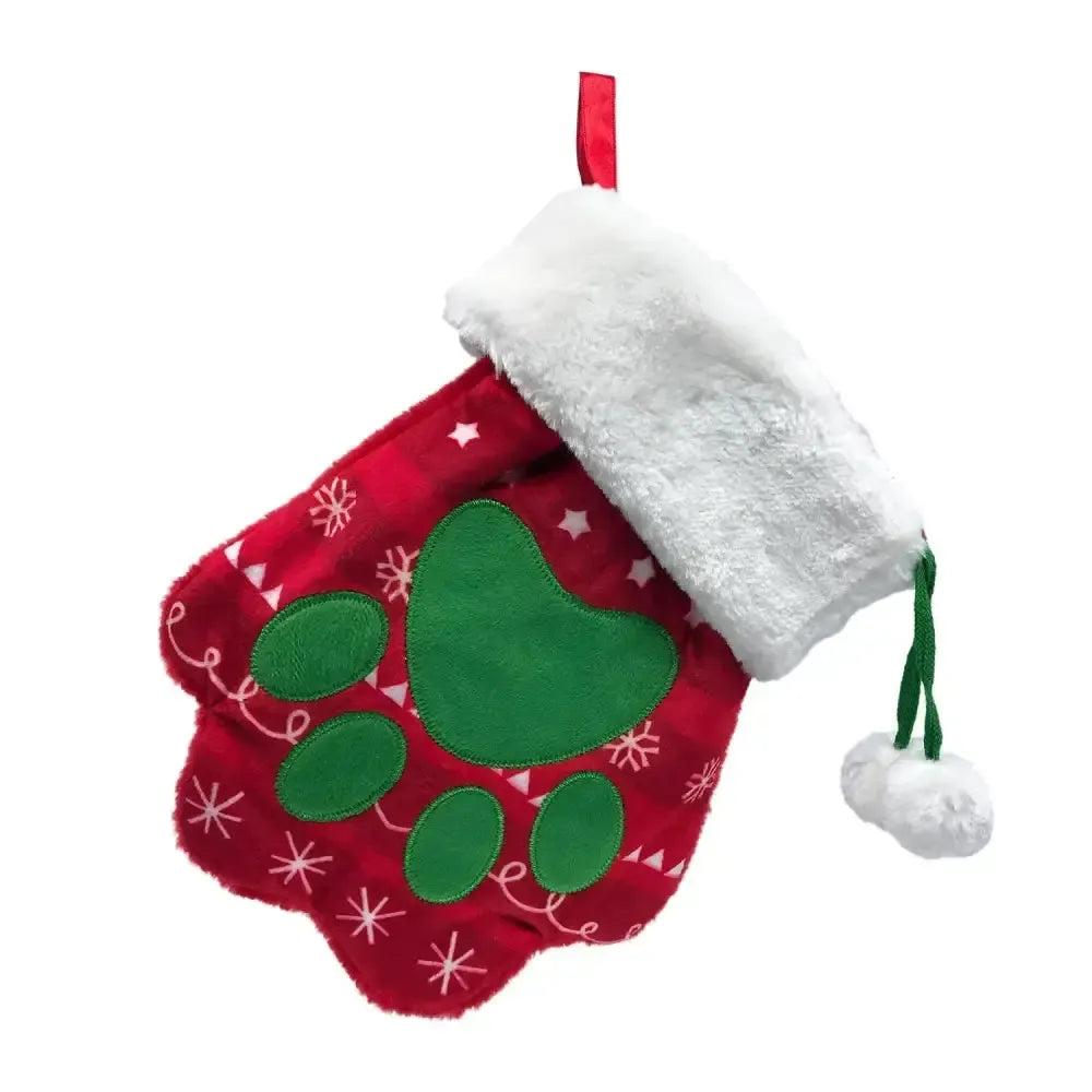 Kong Holiday Stocking Paw Large Dog Toys
