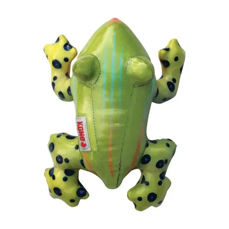 Kong Shieldz Tropics Frog Dog Toy Medium Dog Toys