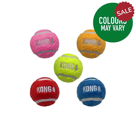 Kong Sport Softies Ball Single Medium Assorted Dog Toys