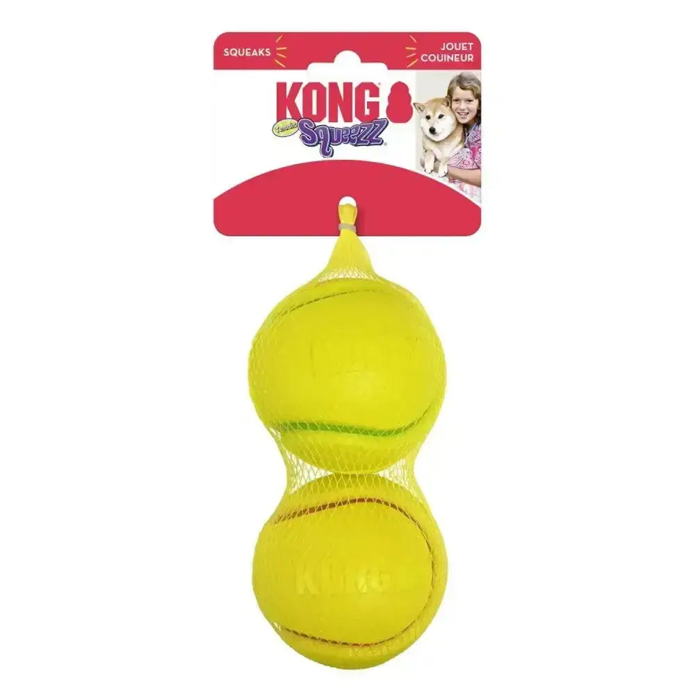 Kong Squeezz Tennis Medium Dog Toys