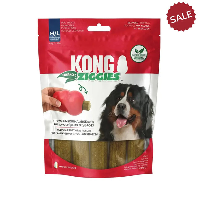 Kong Ziggies Enhanced Chews Medium/Large Dog Treats