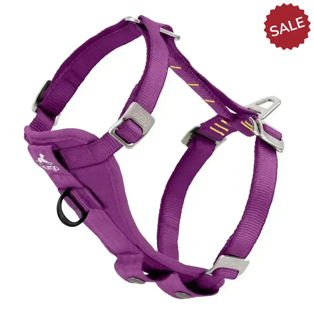 Kurgo Enhanced Strength Tru-Fit Smart Harness Purple Large Purple Dog Harness