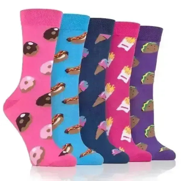 Ladies Dare To Wear Short Riding Socks Purple Unicorn Junior Riding Socks