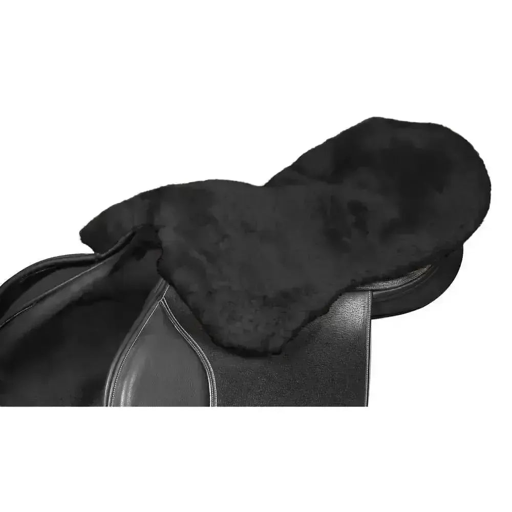 Lambswool Seat Saver Black Black Seat Savers
