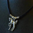 Leather Necklace With Prancing Pony Gifts