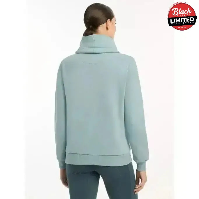 Lemieux Adele Funnel Neck Sweat Glacier UK 6 Glacier Jumpers