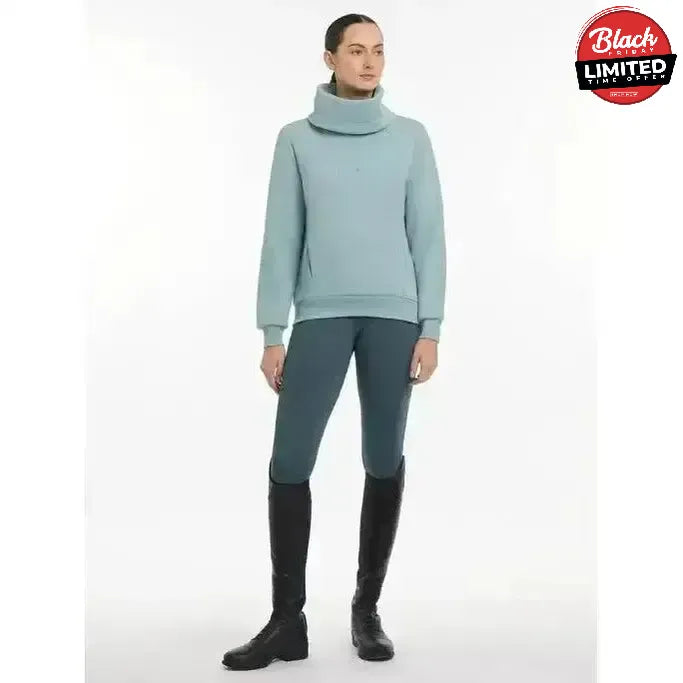 Lemieux Adele Funnel Neck Sweat Glacier UK 6 Glacier Jumpers