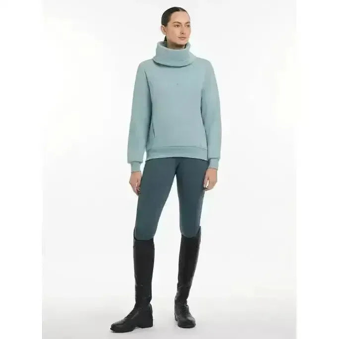 Lemieux Adele Funnel Neck Sweat Glacier UK 6 Glacier Jumpers
