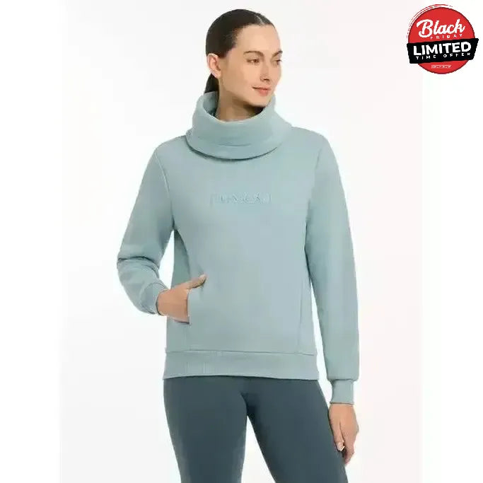 Lemieux Adele Funnel Neck Sweat Glacier UK 6 Glacier Jumpers
