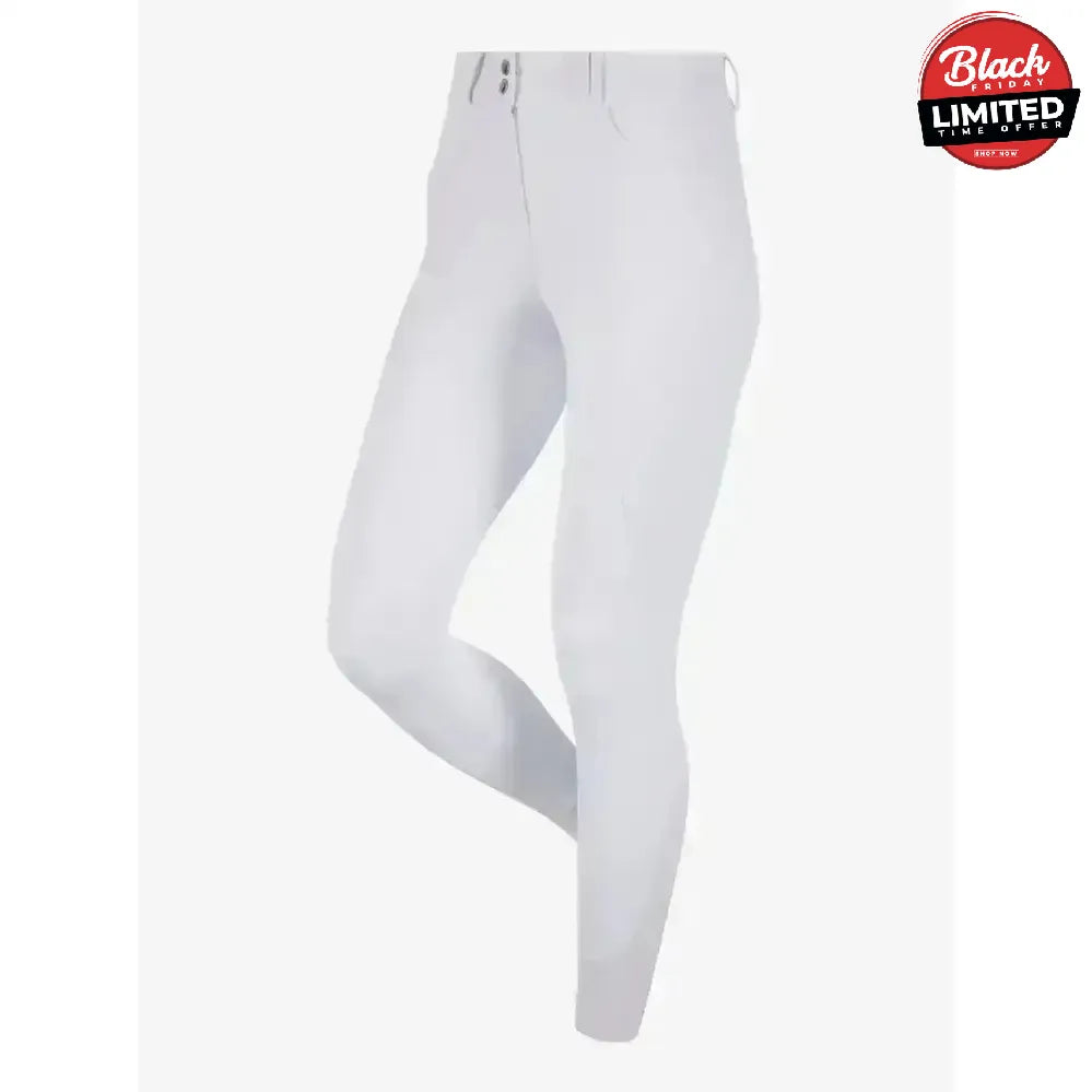 LeMieux Amara II Breech Knee Grip White 14 Breeches