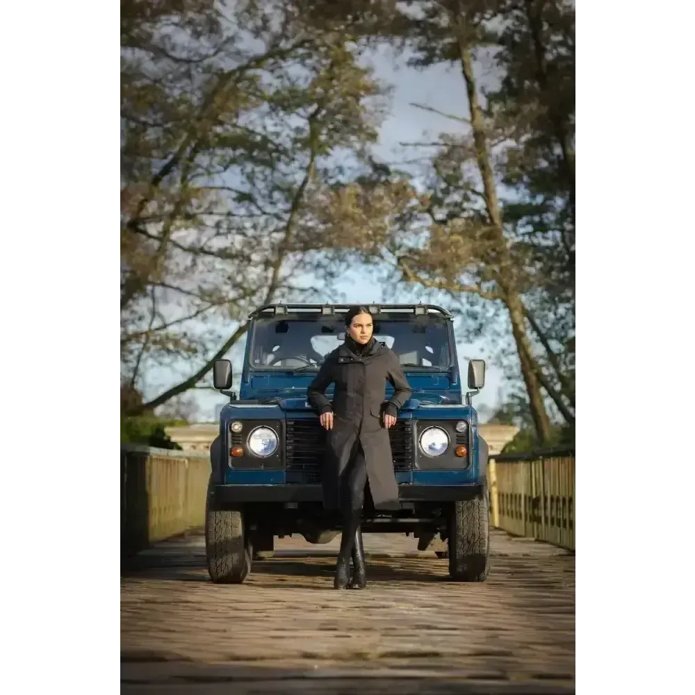 Lemieux Amelie Waterproof Lightweight Riding Coat Black UK 6 Black Outdoor Coats