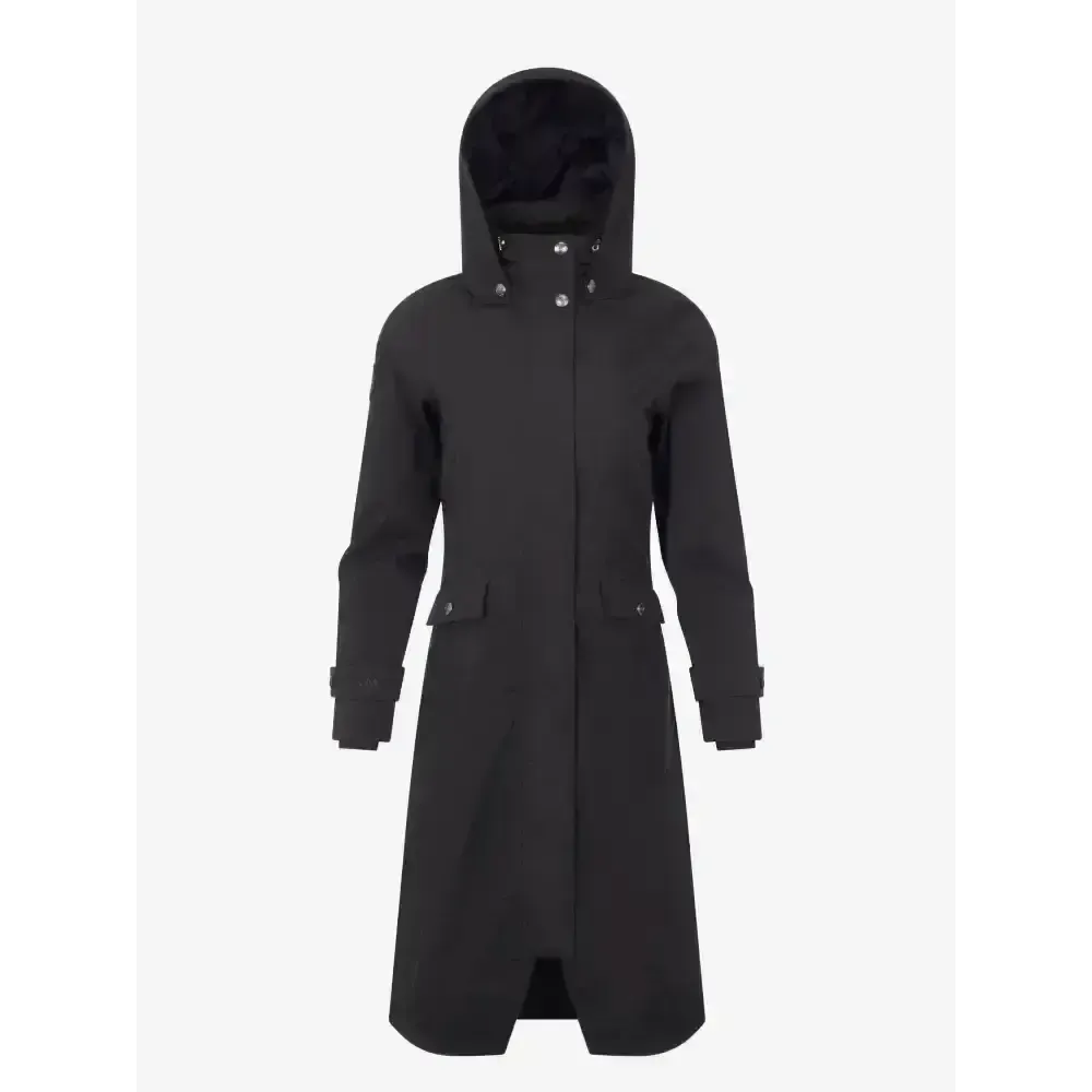 Lemieux Amelie Waterproof Lightweight Riding Coat Black UK 6 Black Outdoor Coats