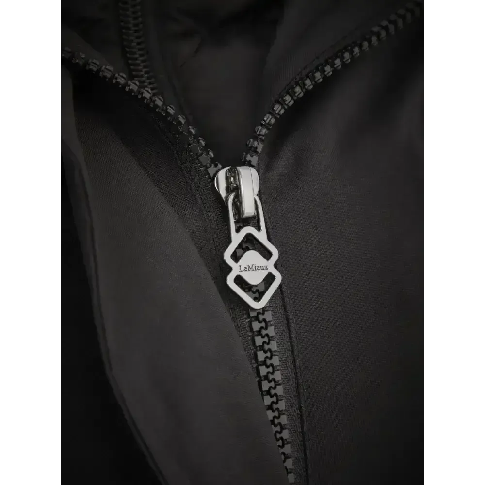 Lemieux Amelie Waterproof Lightweight Riding Coat Black UK 6 Black Outdoor Coats