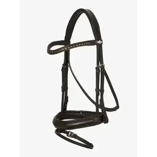 LeMieux Arika Dressage Bridle Brown/Silver Pony Brown/Silver Flash Bridles