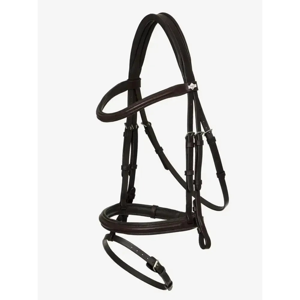LeMieux Arika Flash Bridle Brown/Silver Pony Brown/Silver Flash Bridles