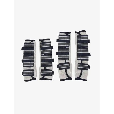 Lemieux Arika Mesh Fly Boots Navy Grey Pony Turnout Boots