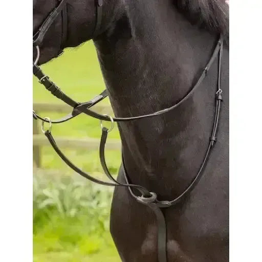 LeMieux Arika Running Martingale Black/Silver Pony Black Running Martingales