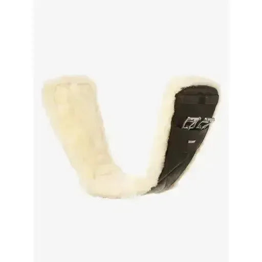 LeMieux Arika Simuwool Contoured Dressage Girth Brown 45 cm Brown Dressage Girths