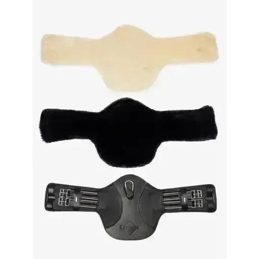 LeMieux Arika Simuwool Contoured Short Stud Girth Black 45 cm Black Stud Girths