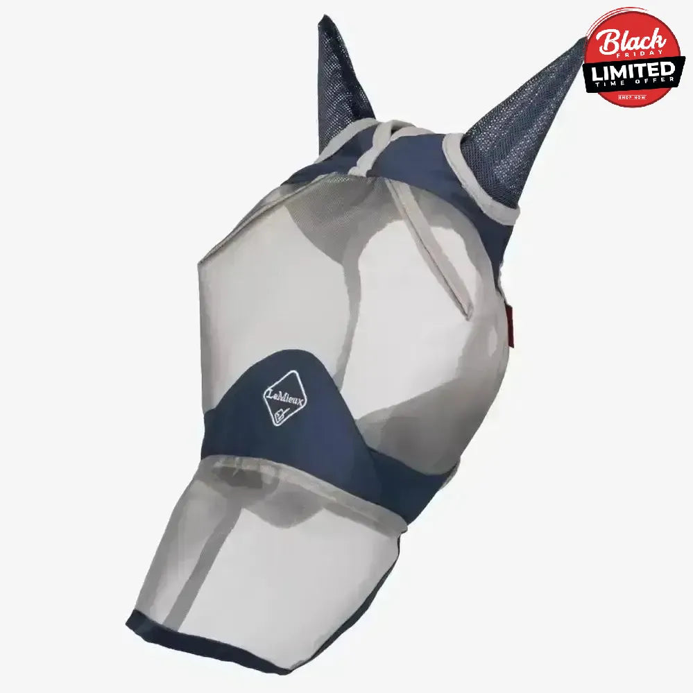 LeMieux ArmourShield Pro Full Fly Mask X Small Navy Fly Masks