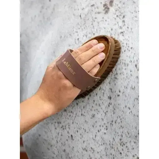 LeMieux Artisan Soft Speckled Brush Brown One Size Brown Body Brushes