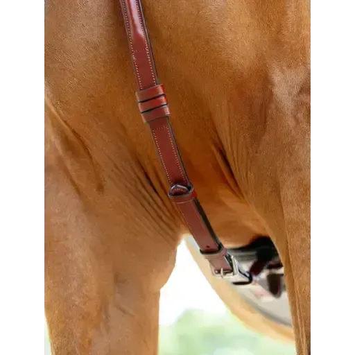 LeMieux Breastplate (D-Ring Attachment) Chestnut/Silver Chestnut Cob Breastplates
