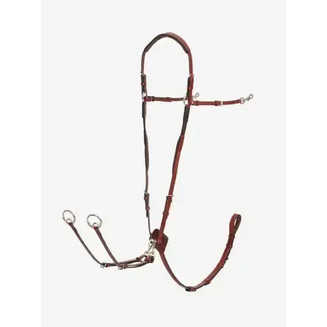 LeMieux Breastplate (D-Ring Attachment) Chestnut/Silver Chestnut Cob Breastplates