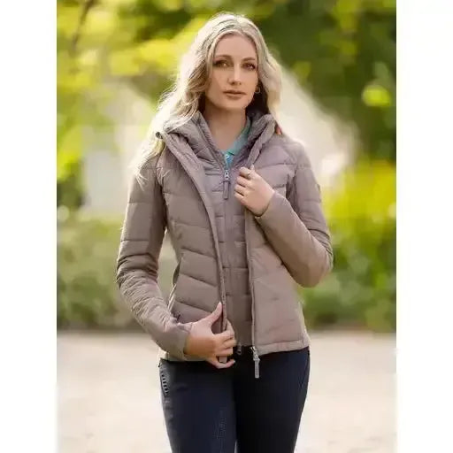 Lemieux Brioney Hybrid Jacket Pecan Pecan UK 6 Outdoor Jackets