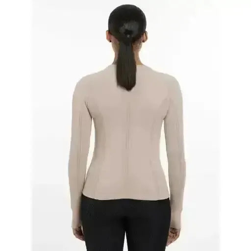 Lemieux Britney Seamless Long Sleeve Top Almond Almond UK 6 Base Layers