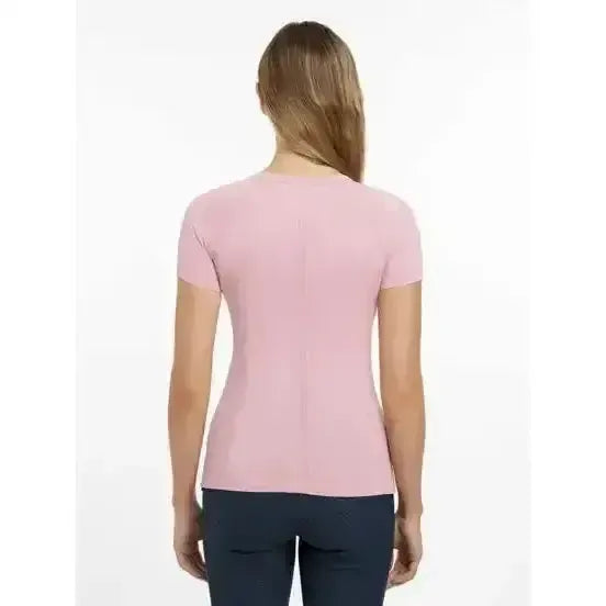 Lemieux Britney Seamless Short Sleeve Top Blossom Blossom UK 6 T Shirts