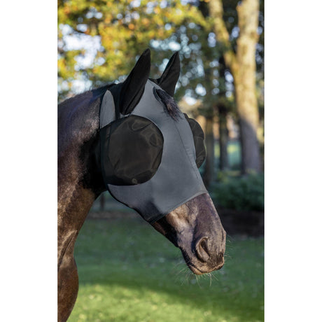 Lemieux Bug Relief Half Mask Jay Blue Fly Masks Barnstaple Equestrian Supplies