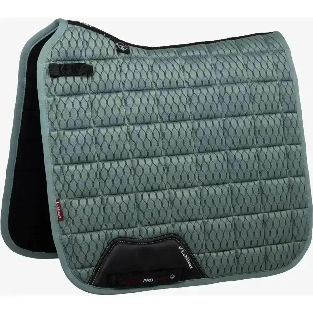 LeMieux Carbon Mesh Dressage Square Sage Sage Large Dressage Saddle Pads