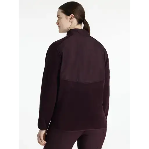 Lemieux Clara Hybrid Fleece Damson Damson UK 6 Fleece Tops