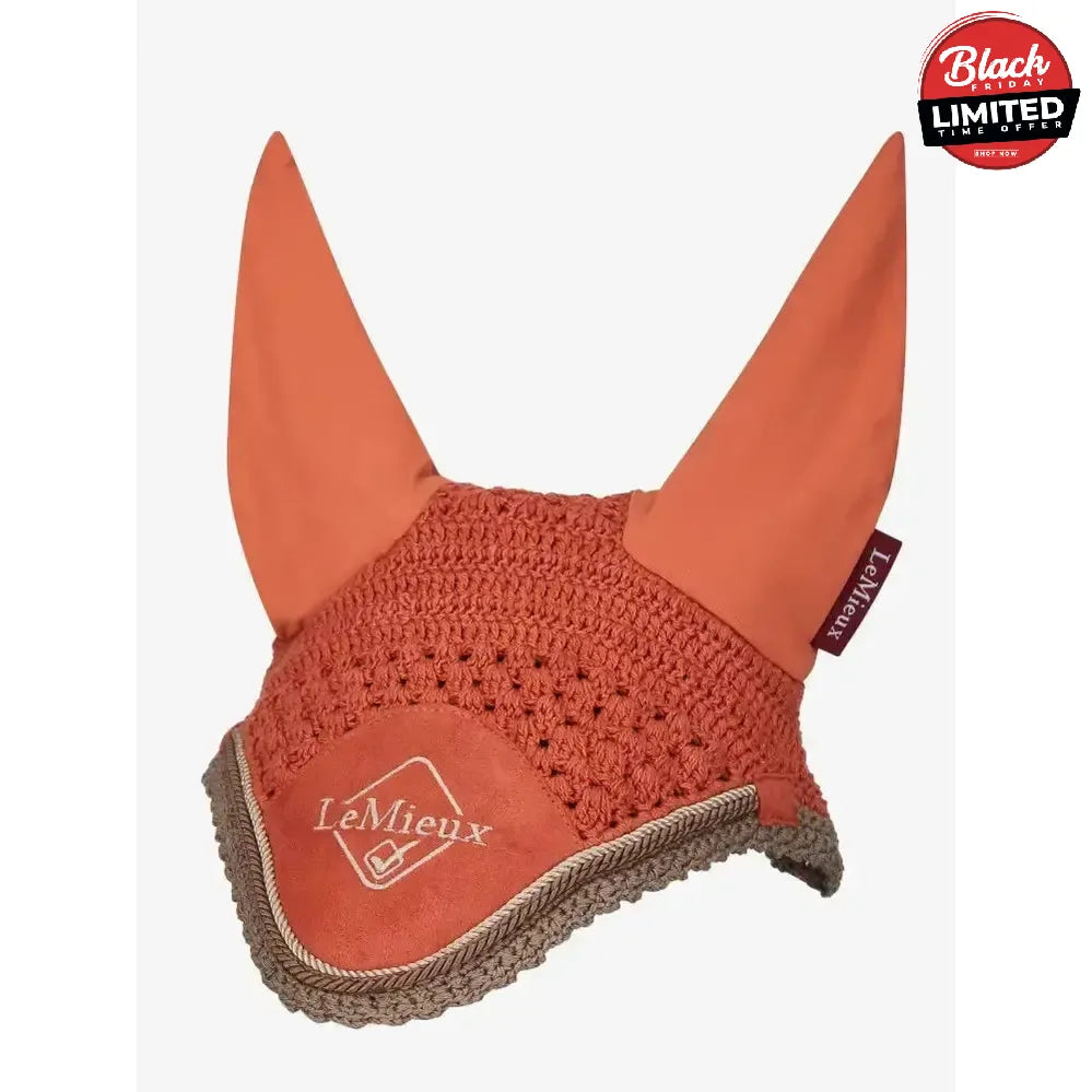 Lemieux Classic Fly Hood Apricot X Large Horse Ear Bonnets