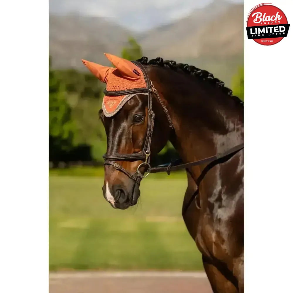 Lemieux Classic Fly Hood Apricot X Large Horse Ear Bonnets