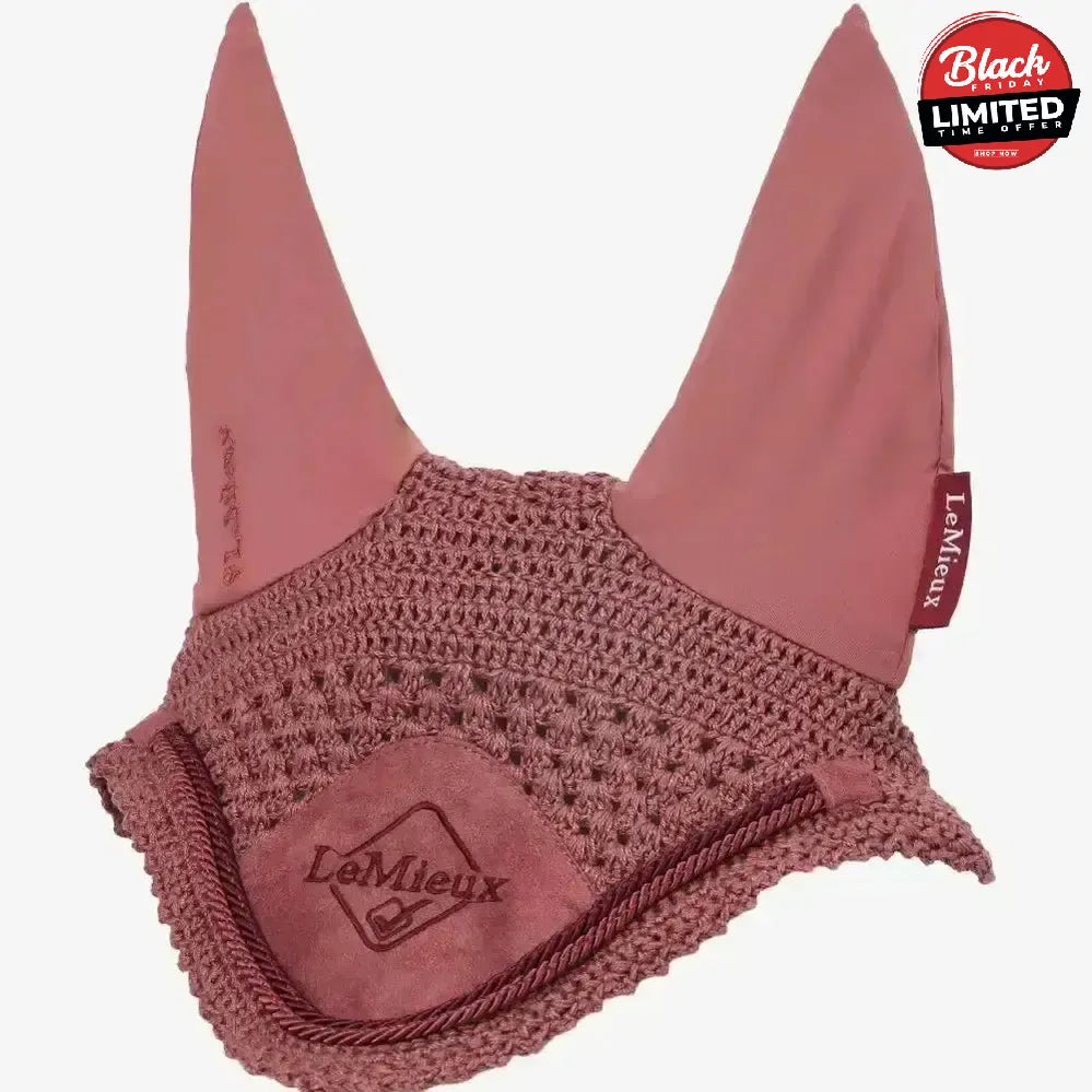 LeMieux Classic Fly Hood Orchid Orchid X Large Horse Ear Bonnets