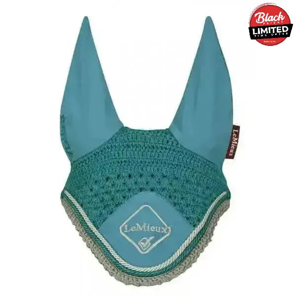 LeMieux Classic Fly Hoods Peacock X Large Horse Ear Bonnets