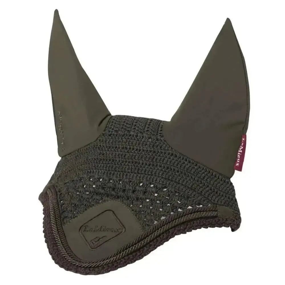 Lemieux Classic Lycra Fly Hood Oak Green Large Horse Ear Bonnets