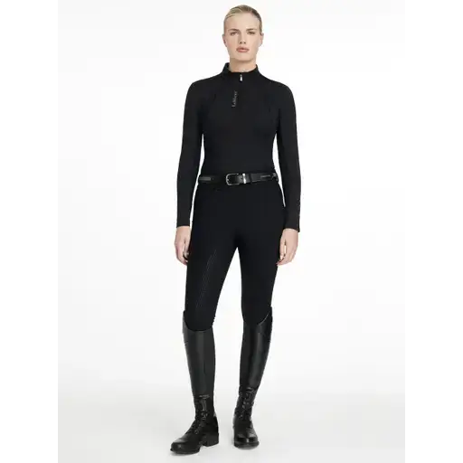 LeMieux Classique Base Layer Black Black UK 10 Base Layers