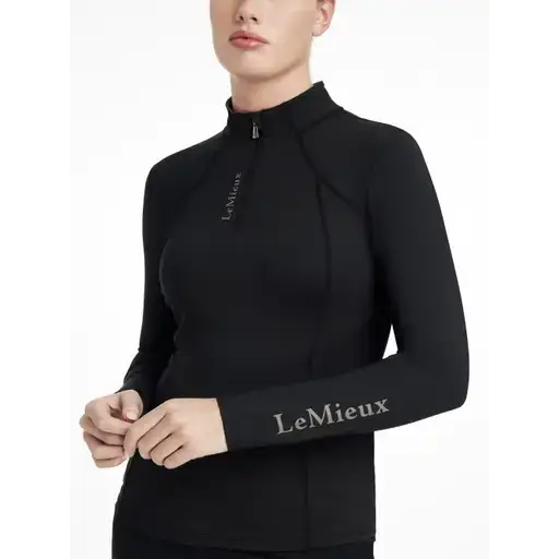LeMieux Classique Base Layer Black Black UK 10 Base Layers
