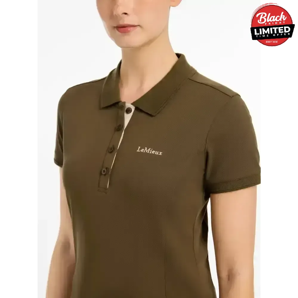 Lemieux Classique Polo Shirt Alpine UK 6 Alpine Polo Shirts