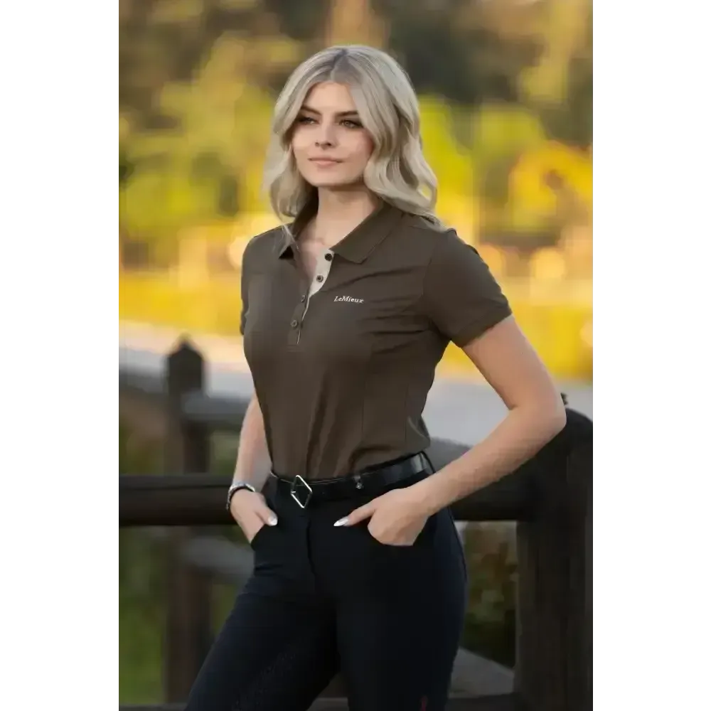 Lemieux Classique Polo Shirt Alpine UK 6 Alpine Polo Shirts