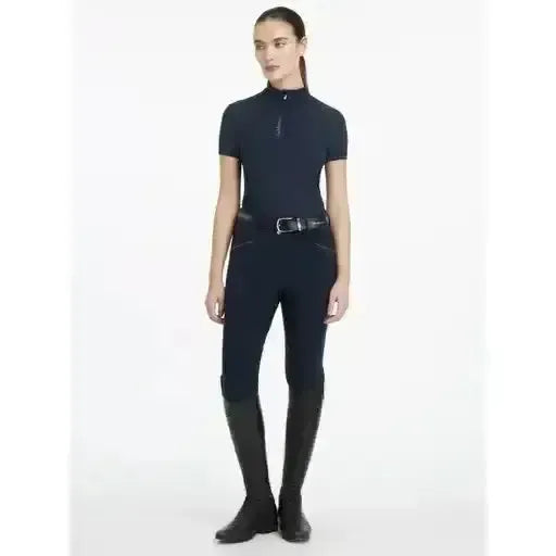 LeMieux Classique Short Sleeve Base Layer Navy Navy UK 6 Base Layers