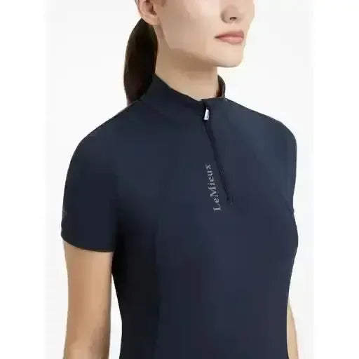 LeMieux Classique Short Sleeve Base Layer Navy Navy UK 6 Base Layers