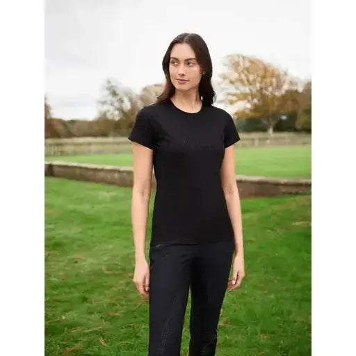 Lemieux Classique Sparkle T-shirt Black Black UK 6 T Shirts